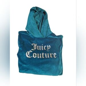 Juicy Couture Blue Velour Hoodie